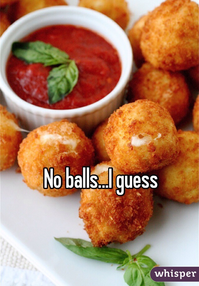 No balls...I guess