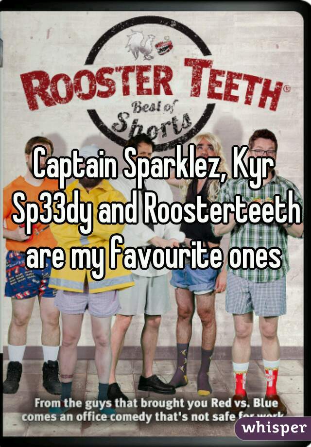 Captain Sparklez, Kyr Sp33dy and Roosterteeth are my favourite ones 