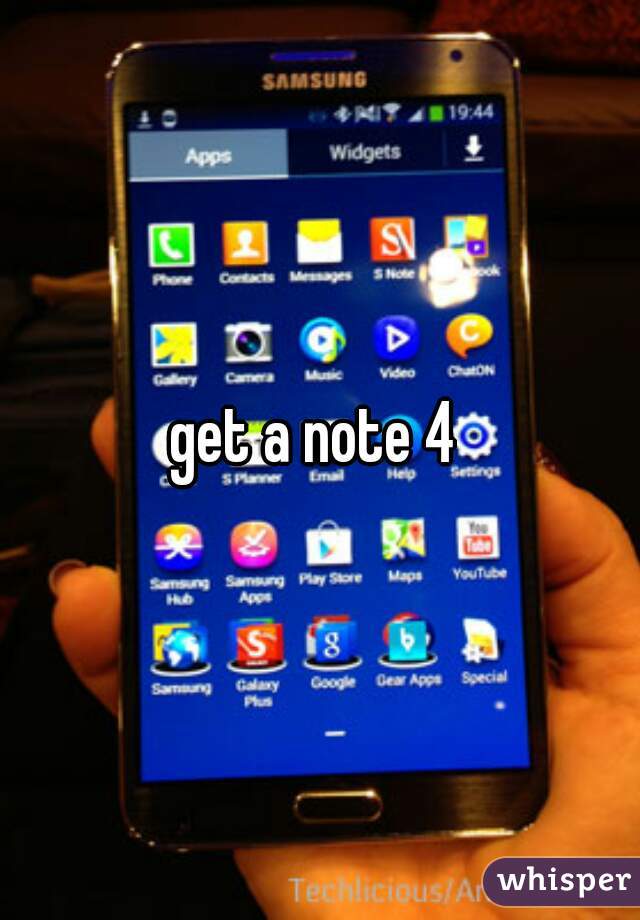 get a note 4 
