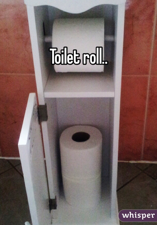 Toilet roll..