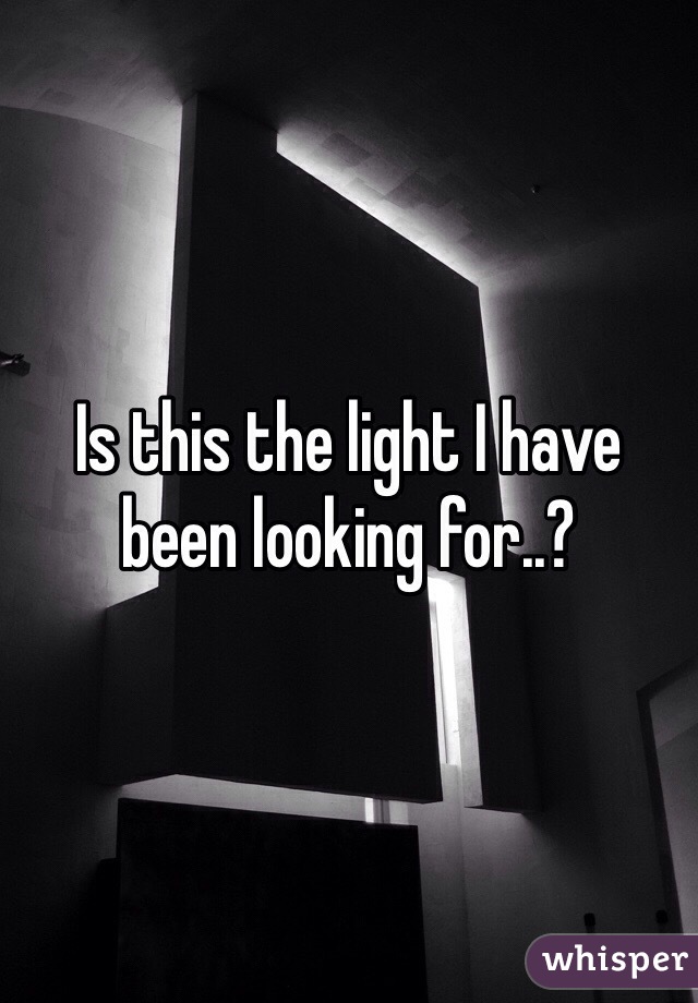 Is this the light I have been looking for..? 