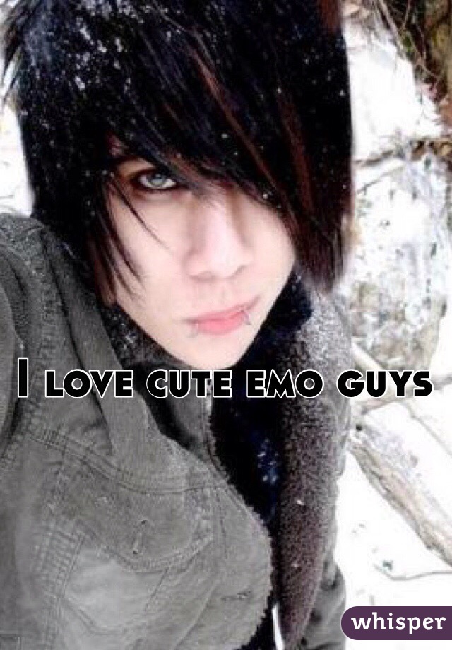 I love cute emo guys