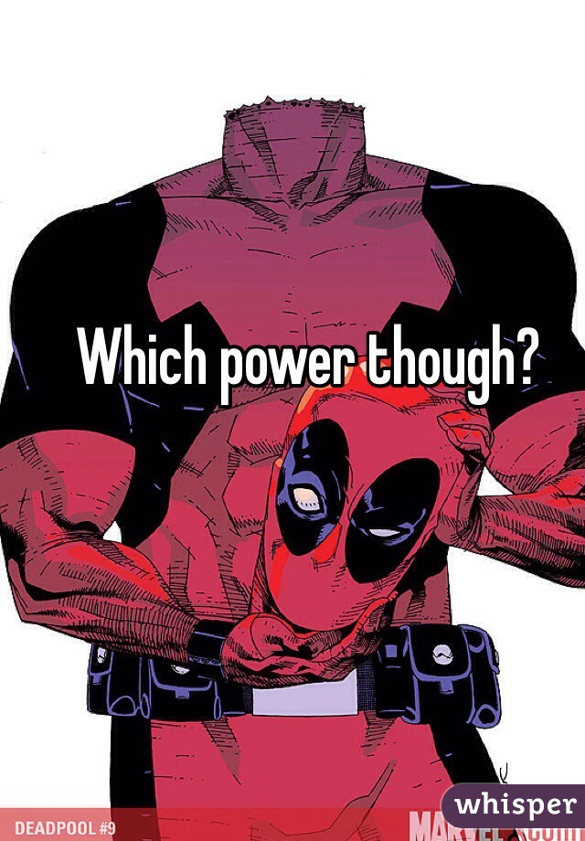Which power though?