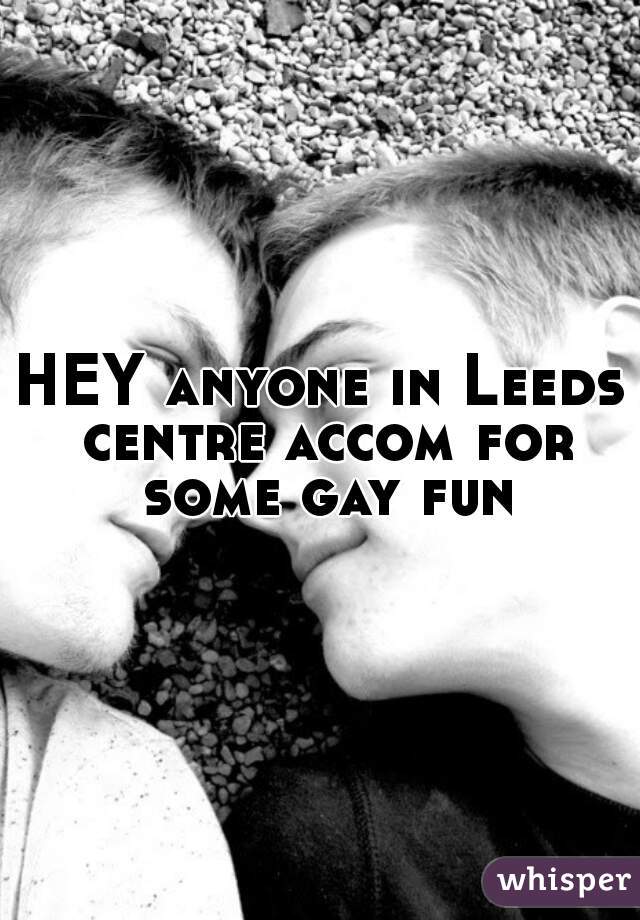 HEY anyone in Leeds centre accom for some gay fun