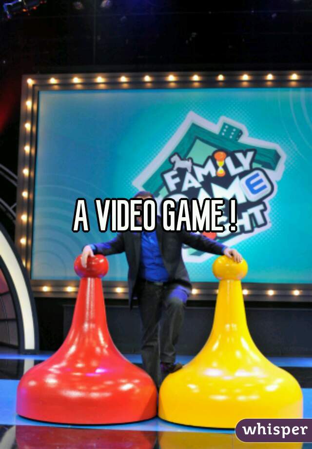 A VIDEO GAME !