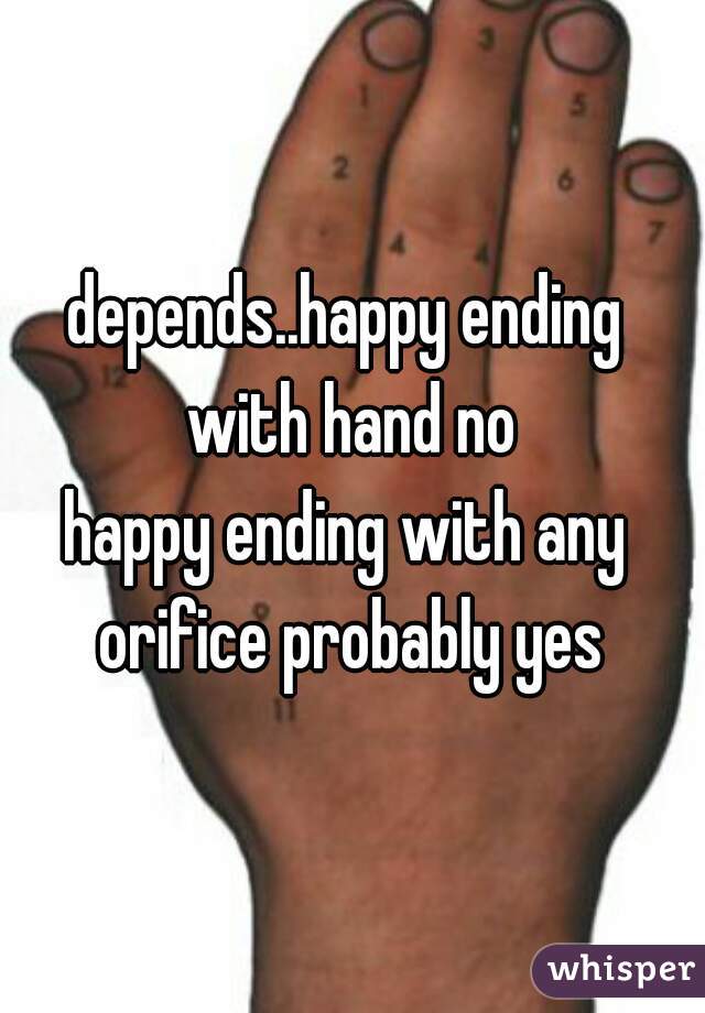 depends..happy ending 
with hand no
happy ending with any 
orifice probably yes