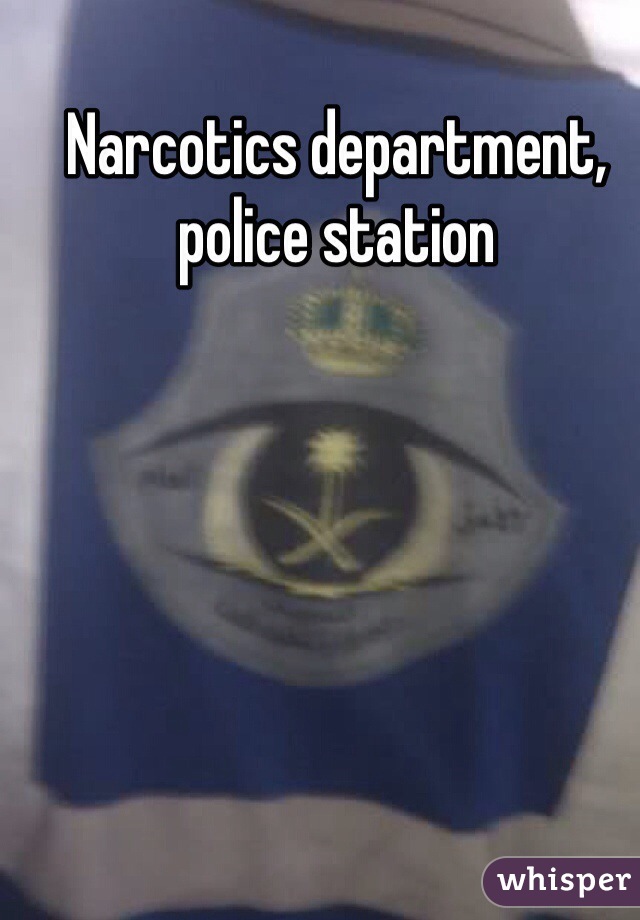 Narcotics department, police station