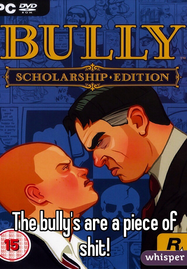 The bully's are a piece of shit! 