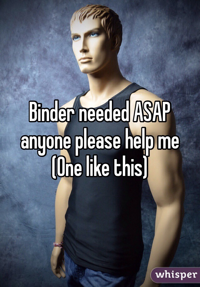 Binder needed ASAP anyone please help me 
(One like this) 