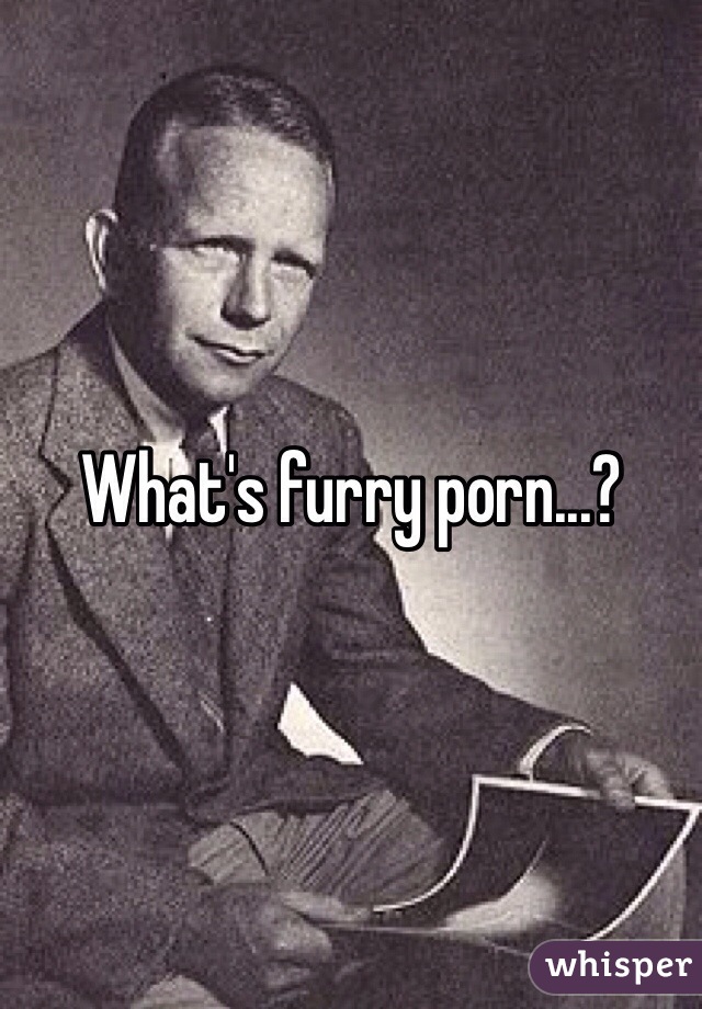 What's furry porn...?