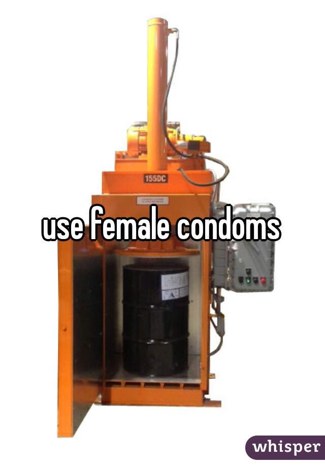 use female condoms