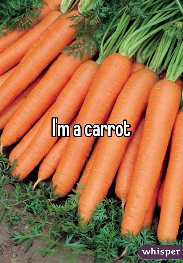I'm a carrot