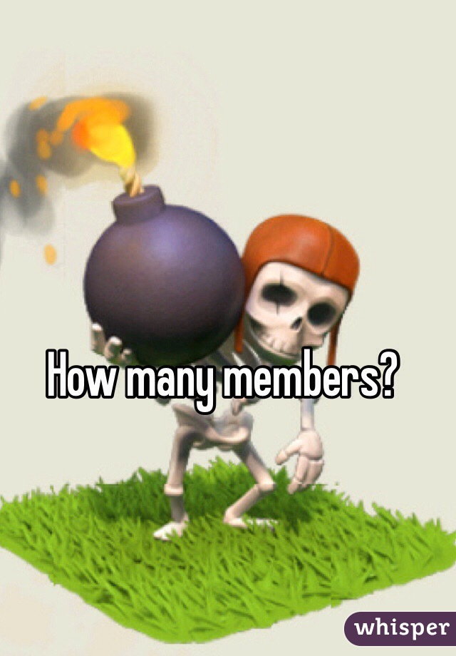 How many members?