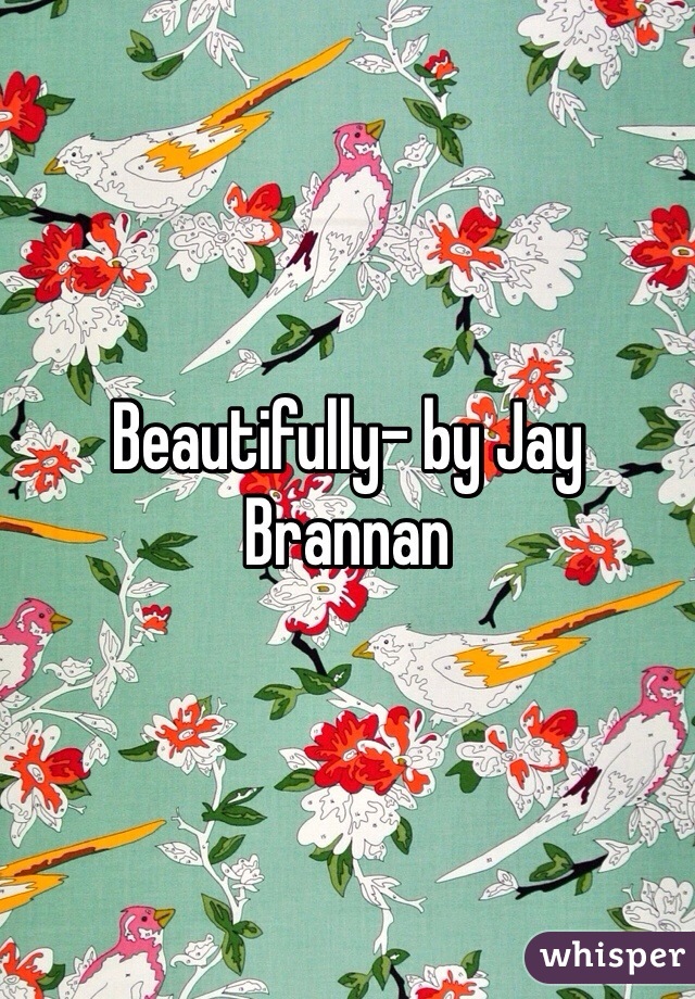 Beautifully- by Jay Brannan