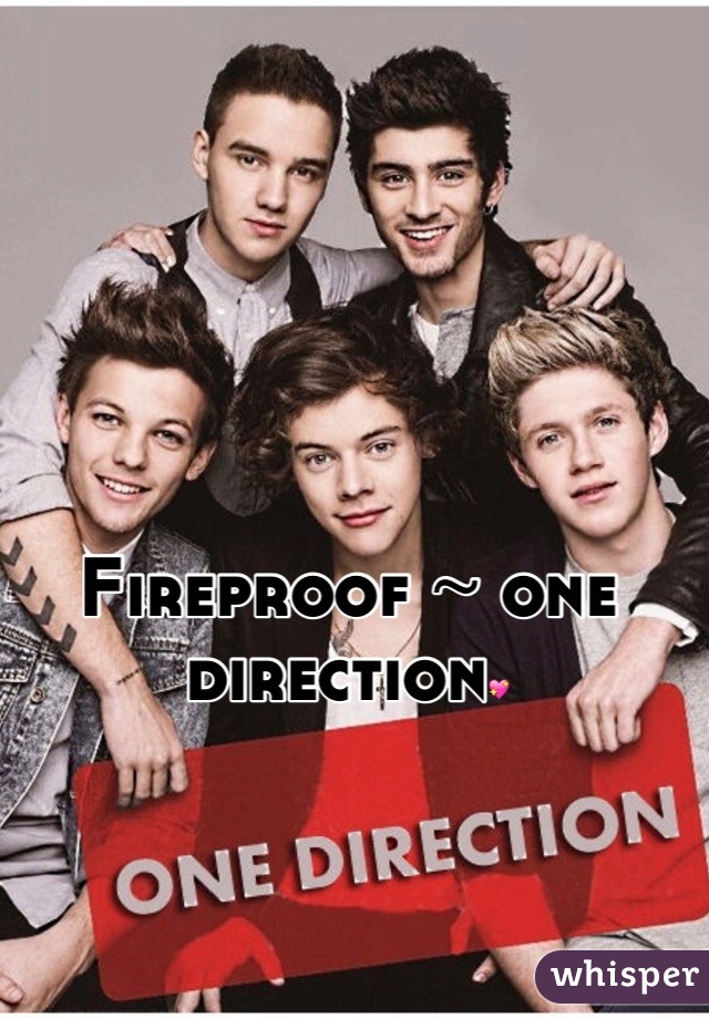 Fireproof ~ one direction💖