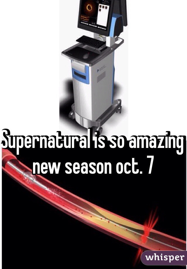 Supernatural is so amazing new season oct. 7
