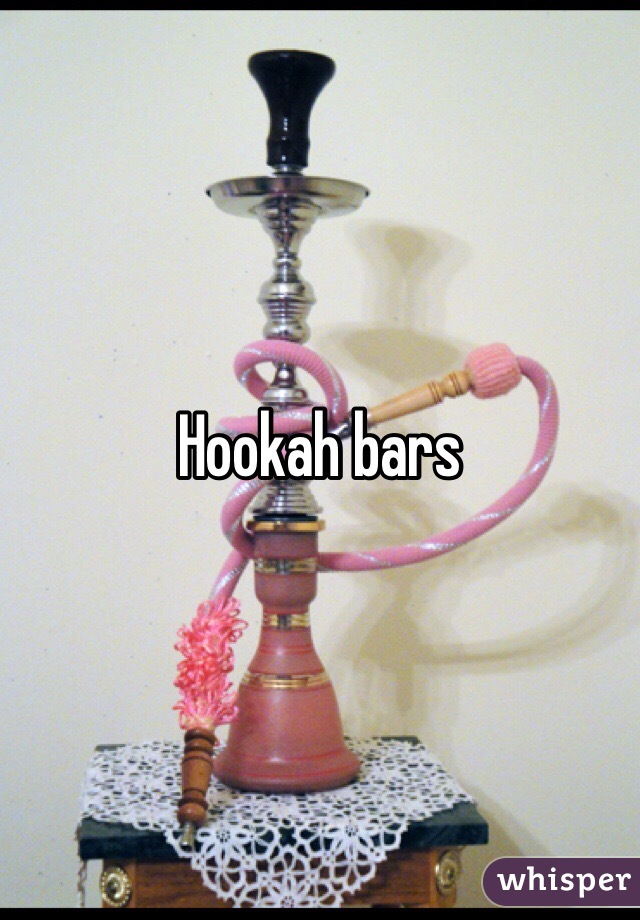 Hookah bars