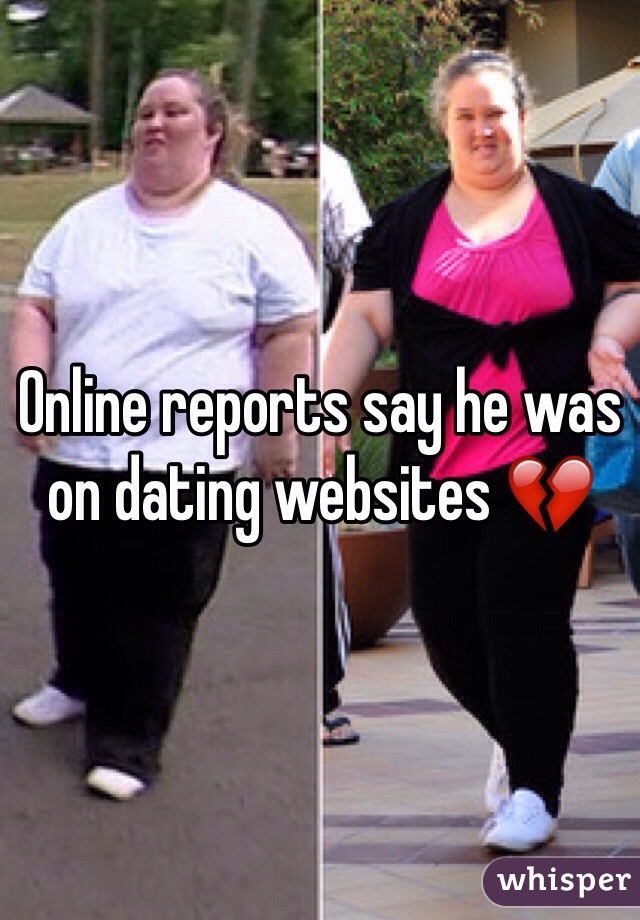 Online reports say he was on dating websites 💔
