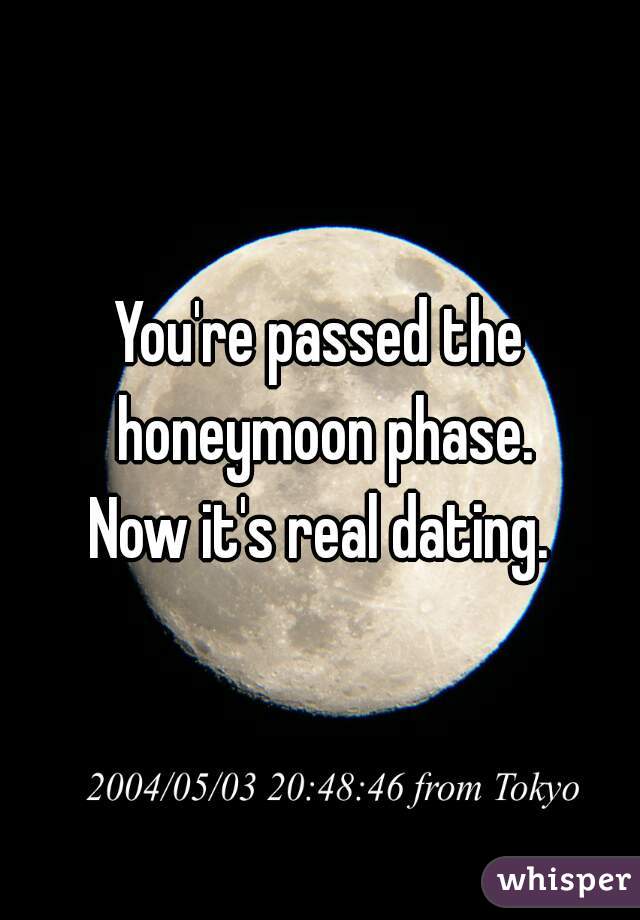 You're passed the honeymoon phase.
Now it's real dating.