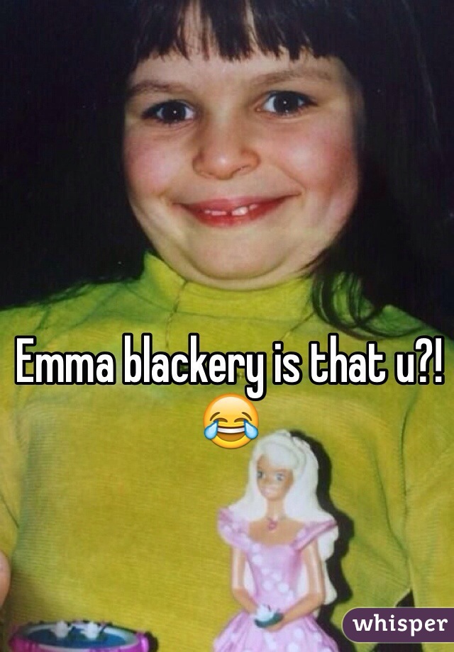 Emma blackery is that u?! 😂