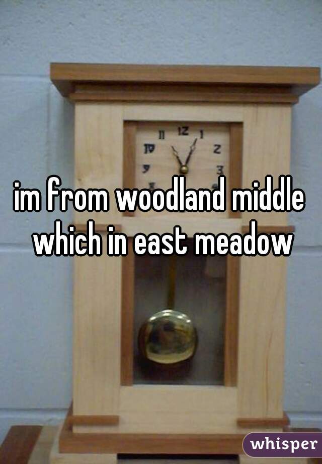 im from woodland middle which in east meadow