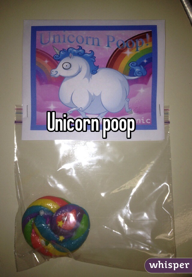 Unicorn poop