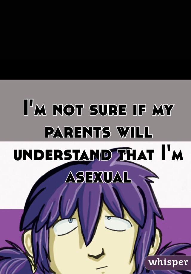 I'm not sure if my parents will understand that I'm asexual