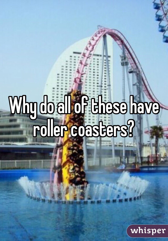 Why do all of these have roller coasters?