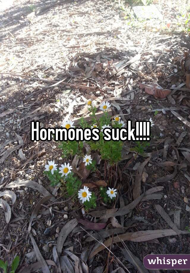 Hormones suck!!!!  