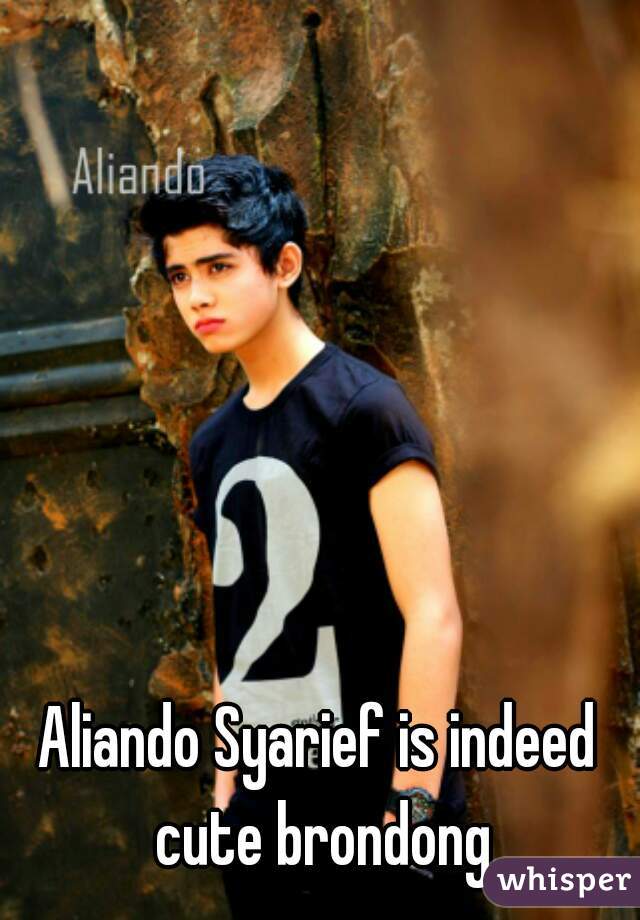 Aliando Syarief is indeed cute brondong