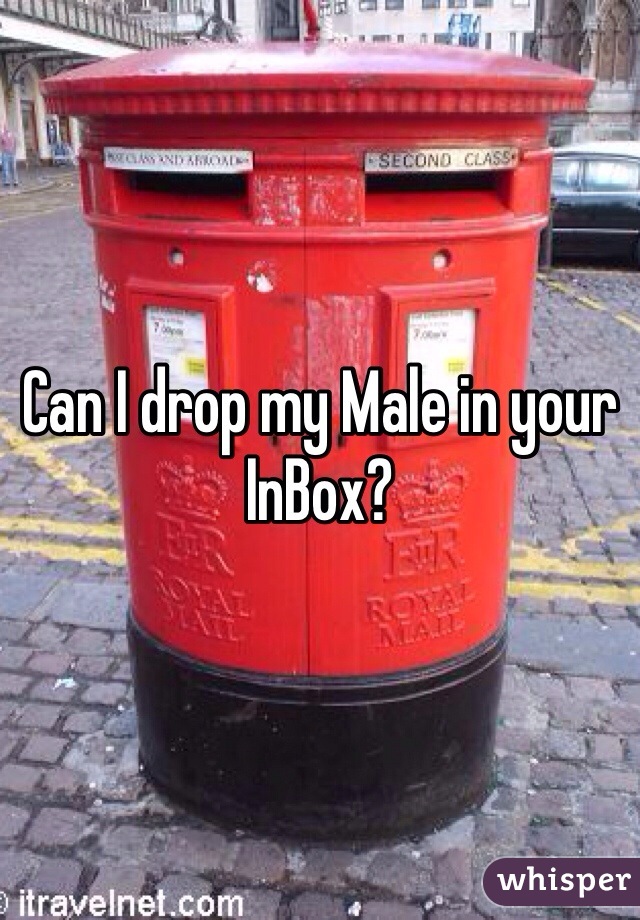 Can I drop my Male in your InBox?