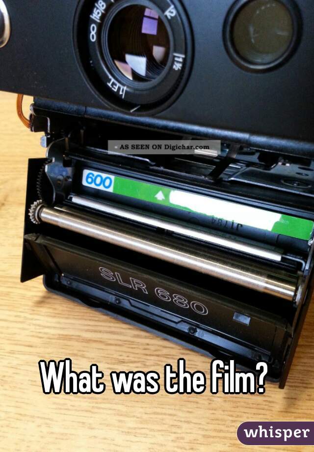 What was the film?