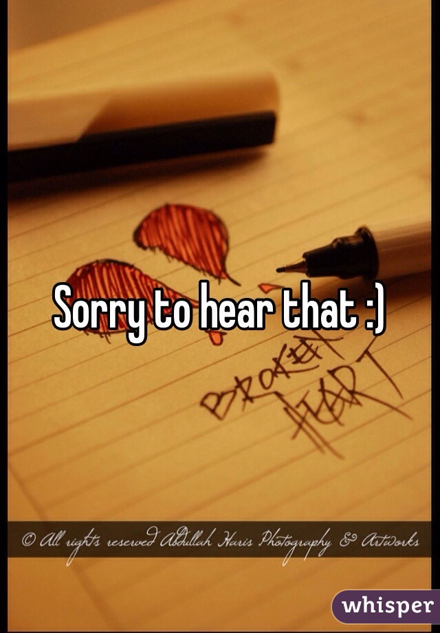 Sorry to hear that :)