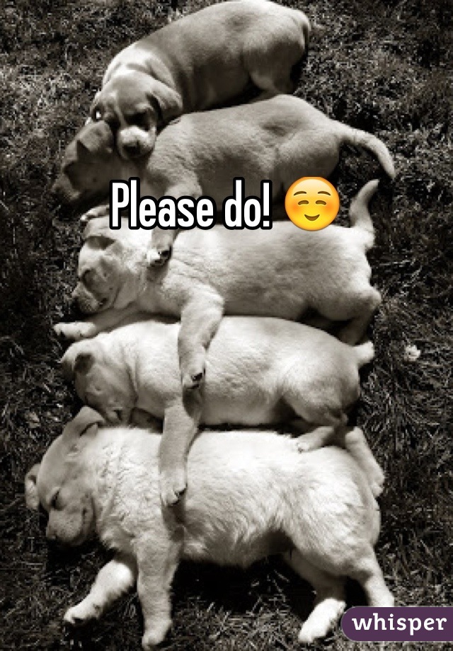 Please do! ☺️