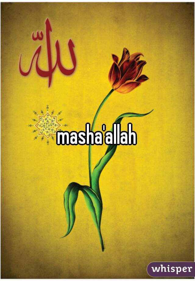 masha'allah