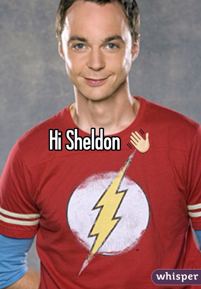 Hi Sheldon 👋