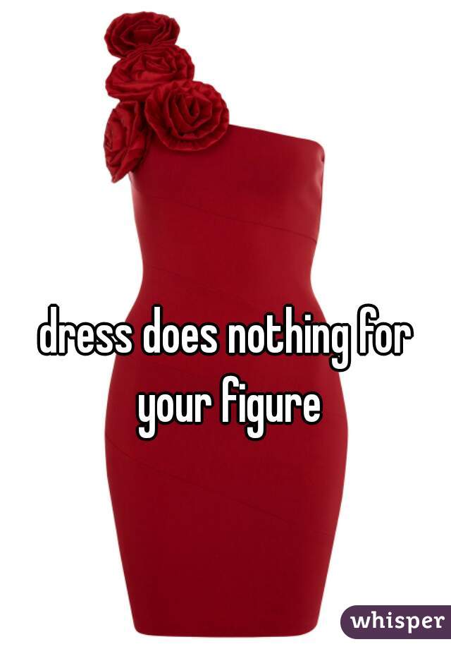 dress does nothing for your figure