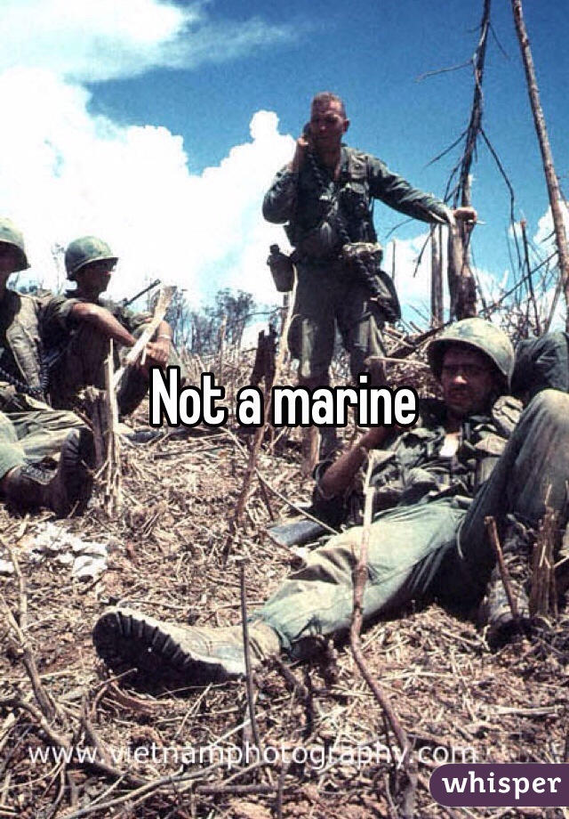 Not a marine