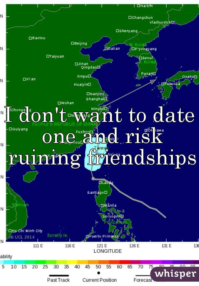 I don't want to date one and risk ruining friendships