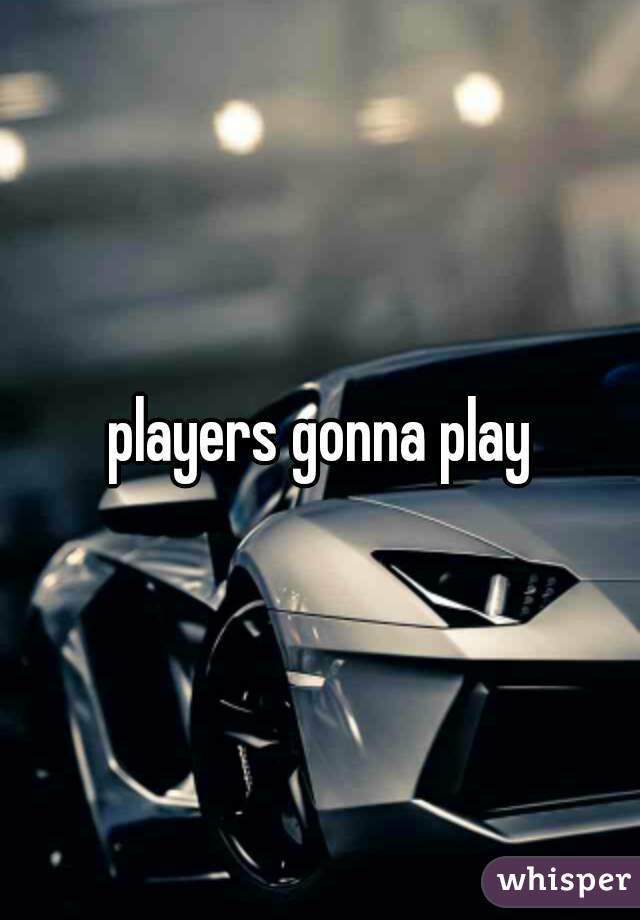 players gonna play