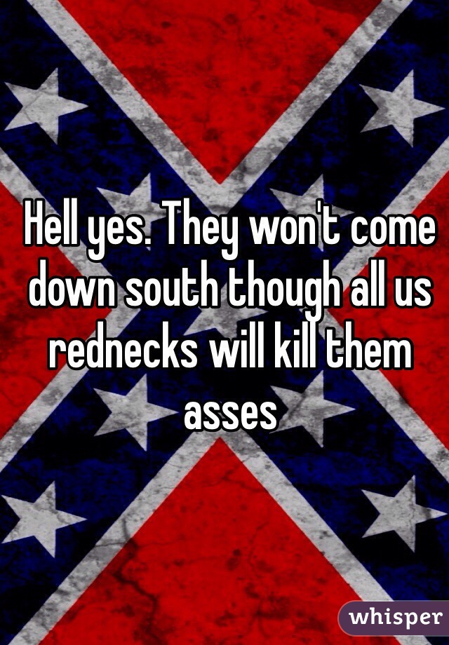 Hell yes. They won't come down south though all us rednecks will kill them asses 