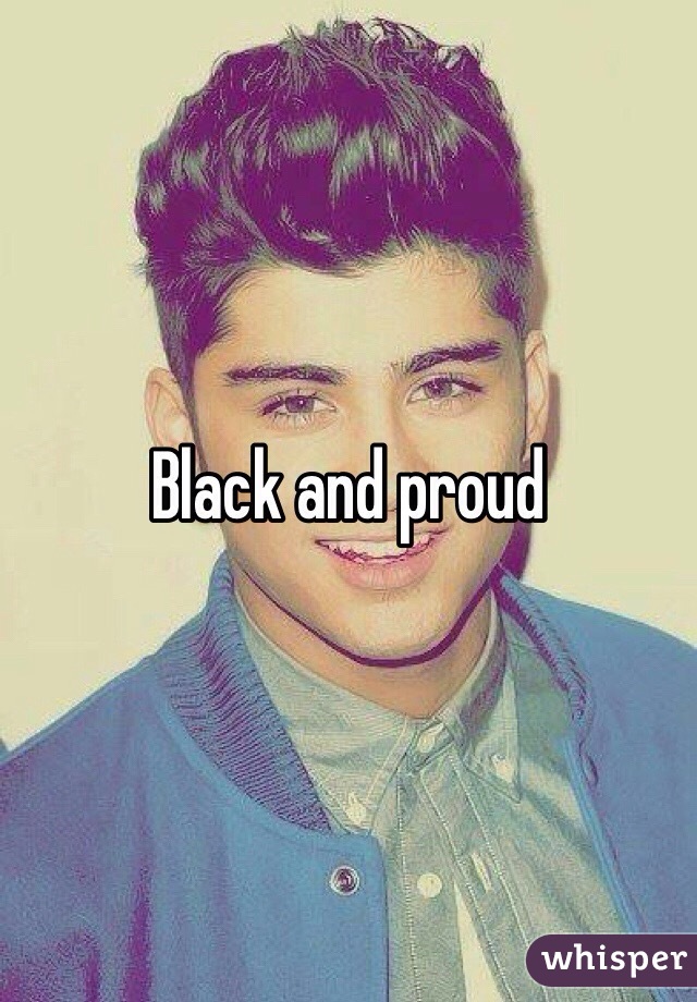 Black and proud