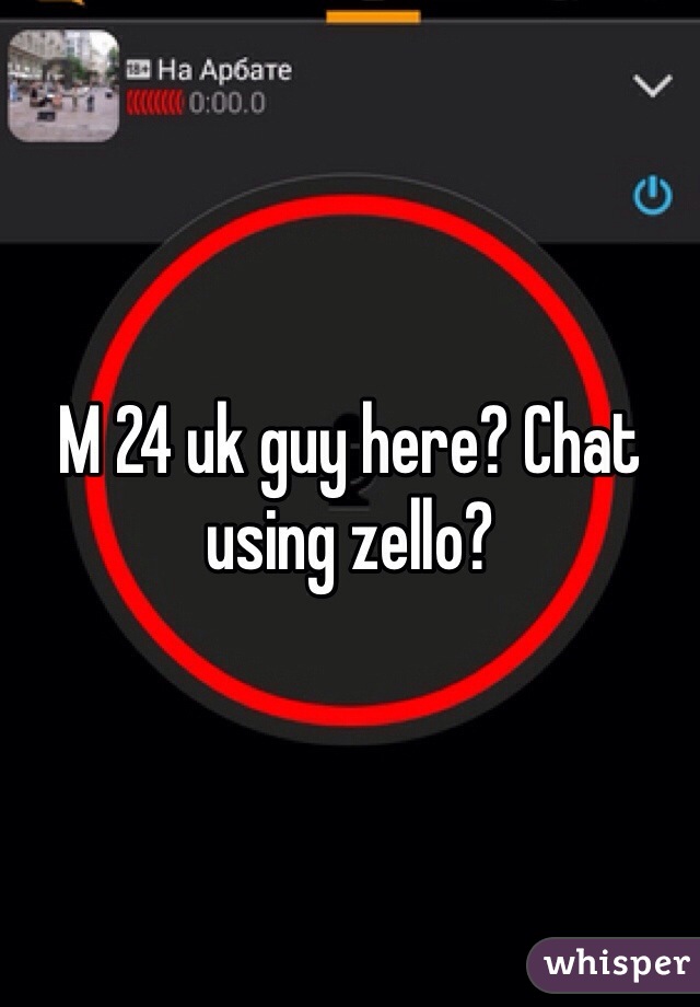 M 24 uk guy here? Chat using zello?
