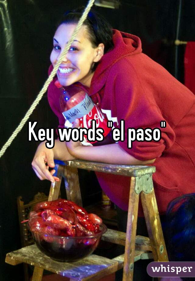 Key words "el paso"