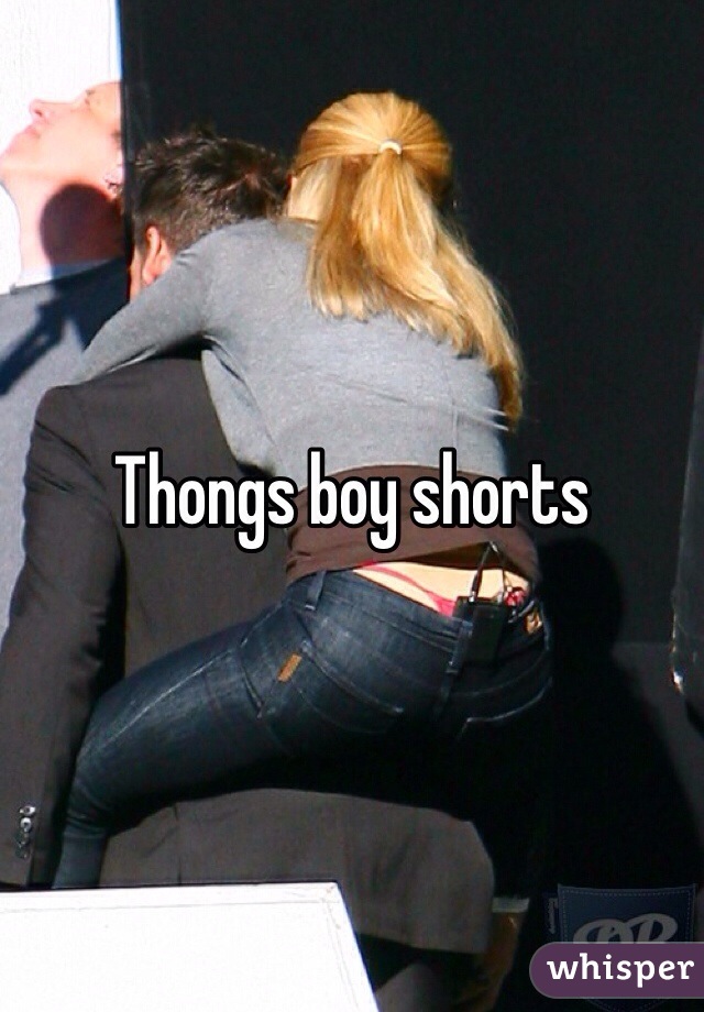 Thongs boy shorts 