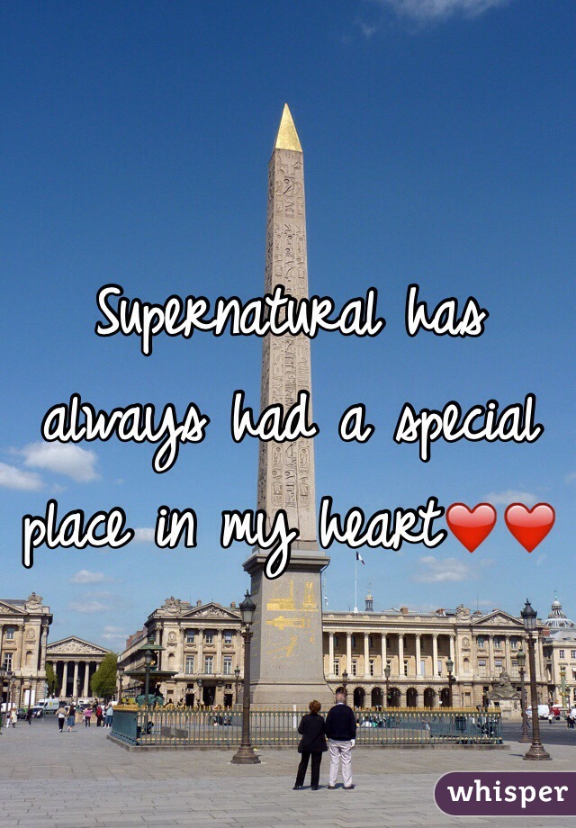Supernatural has always had a special place in my heart❤️❤️