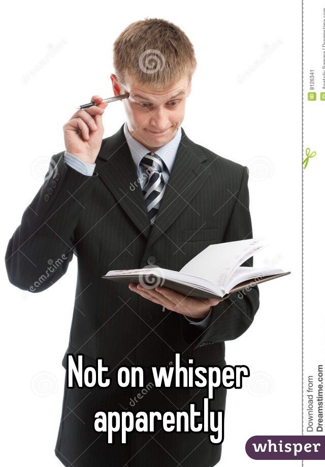 Not on whisper apparently