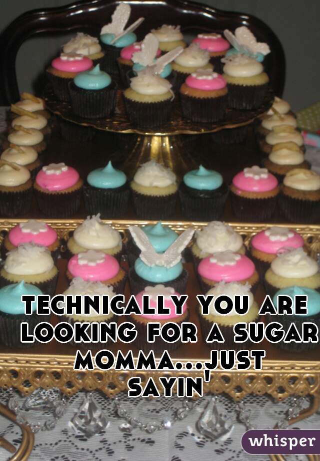 technically you are looking for a sugar momma...just sayin'