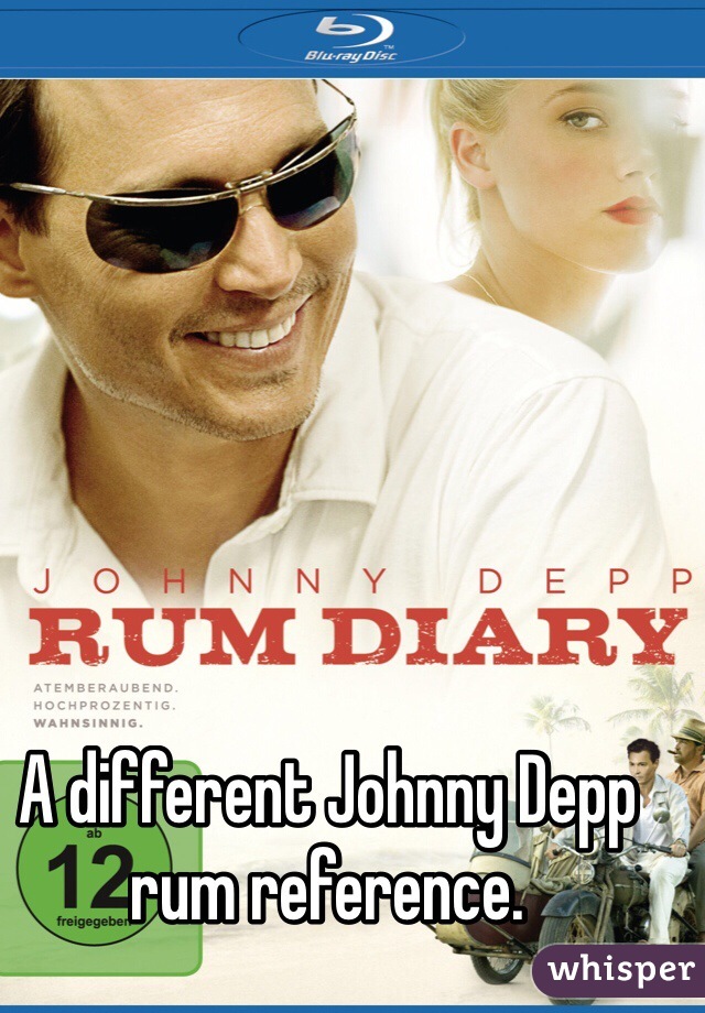 A different Johnny Depp rum reference. 