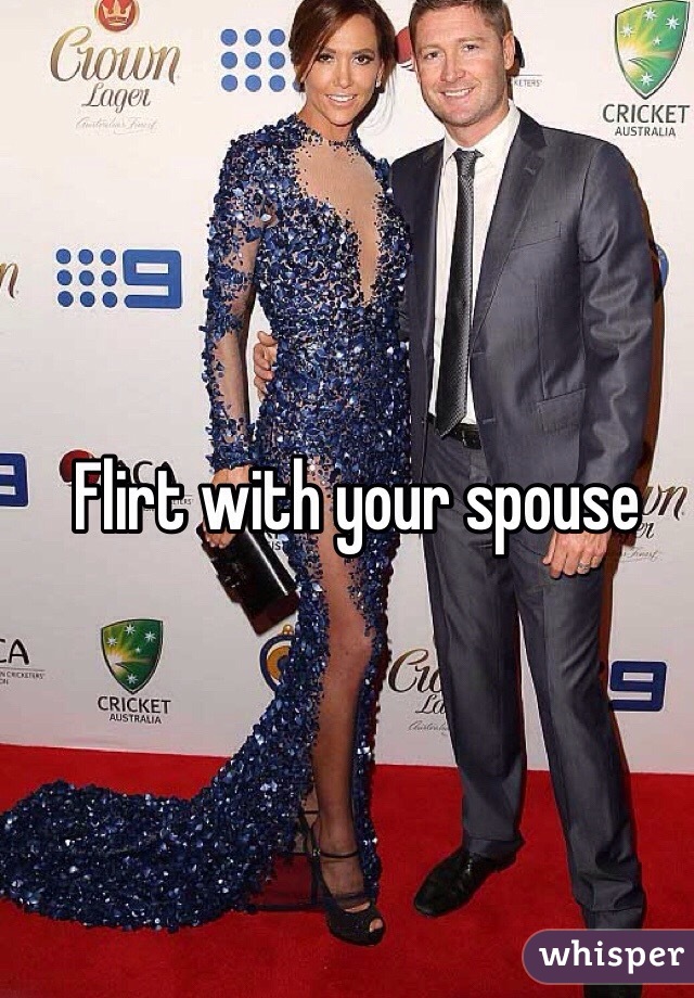 Flirt with your spouse